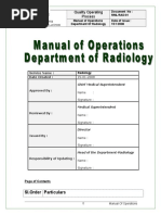 Radiology Department Safety Checklist | PDF