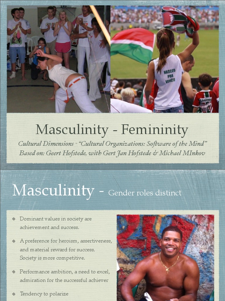 Masculinity | PDF | Femininity | Gender Role