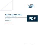 Intel (R) Serial IO - Bring Up Guide and Release Note Rev1p0