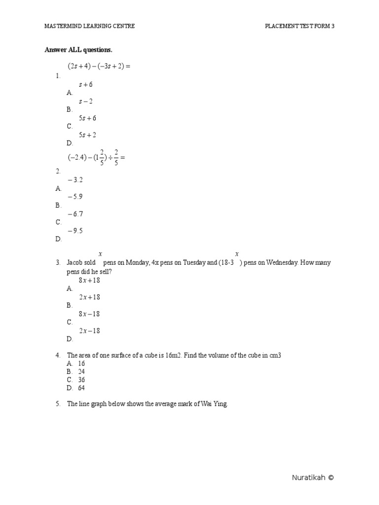 S S S S: Answer ALL Questions | PDF