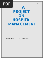 C Language Project On Hospital Management System