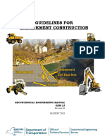 Guidelines For Embankment Constructions