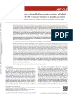 Dose-Dependent Responses of Myofibrillar Protein Synthesis With Beef Ingestion