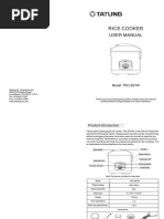 Download Tatung Rice Cooker Manual by John Hampton SN322387808 doc pdf