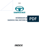 Daewoo Motors Internship Report