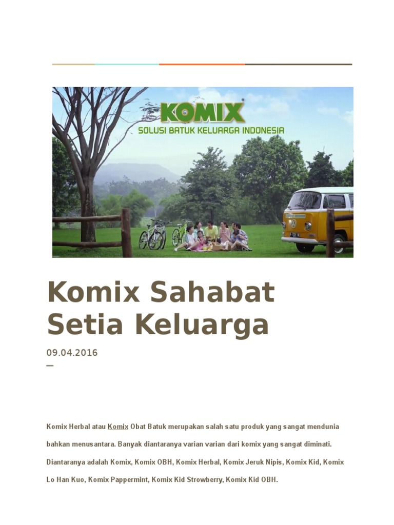 Komix Keluarga Project Proposal Docx
