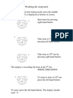 Stopwatch Instructions