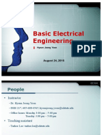 Basic Electrical Engineering: August 24, 2016