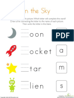 Early Reading: Connect Pictures to Letters