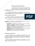 Administración de Recursos Humanos