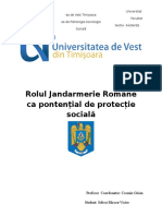 Rolul Jandarmerie Române