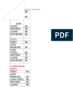 Planillas de Notas Tercer Per Ceim