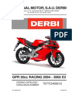 GPR 50 Racing 2004-2005 Parts Manual