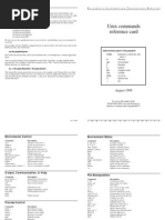 Download UNIX commands reference card by allenbang SN3223999 doc pdf