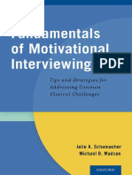 Julie a. Schumacher, Michael B. Madson-Fundamentals of Motivational Interviewing_ Tips and Strategies for Addressing Common Clinical Challenges-Oxford University Press (2014)