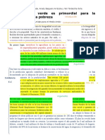 La Economía Verde Es Primordial para La Mitigación de La Pobreza