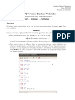 Vectores y Funciones Vectoriales (Práctica) PDF