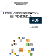 Legislación Educativa en Venezuela