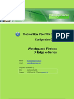 Watchguard Firebox X Edge E-Series & GreenBow IPSec VPN Client Software Configuration (English)