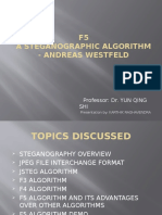 F5 Steganographic Algorithm-Karthik