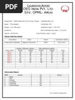 Tolerance Chart: (Maximum Permissible Error) | PDF