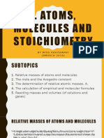 Atoms Molecules Stoch 1