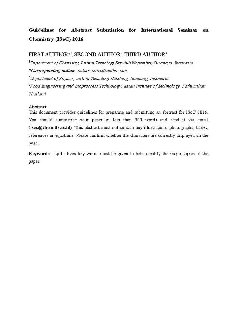 First Author Second Author Third Author | PDF