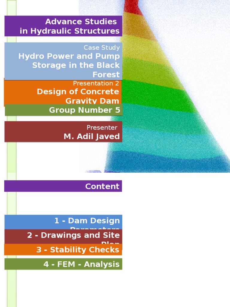 Design of Concrete Gravity Dam | PDF | Science & Mathematics
