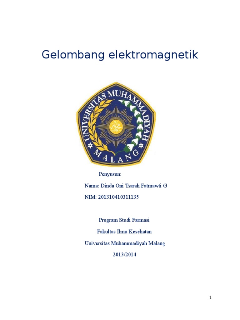makalah gelombang elektromagnetik