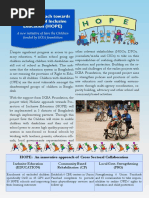 Holistic approach towards Promotion of inclusive Education(HOPE)-One pager