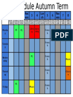 Students Schedule 2016-17