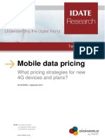 IDATE Mobile Data Pricing Sample