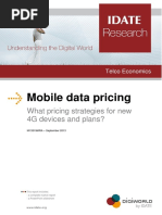IDATE Mobile Data Pricing Sample