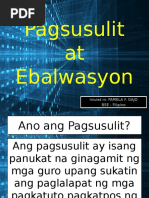 mga halimbawa ng pagsasanay at pagsusulit sa pagbasa