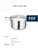 Cook Ware Price List