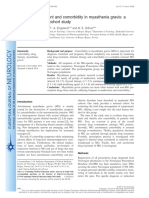 Total drug treatment and comorbidity in myasthenia gravis