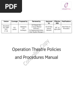 Download Operation Theater Policies and Procedures Manual by Vikram SN322452064 doc pdf