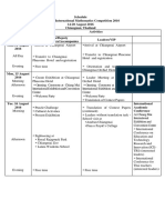 TIMC 2016 Schedule 1