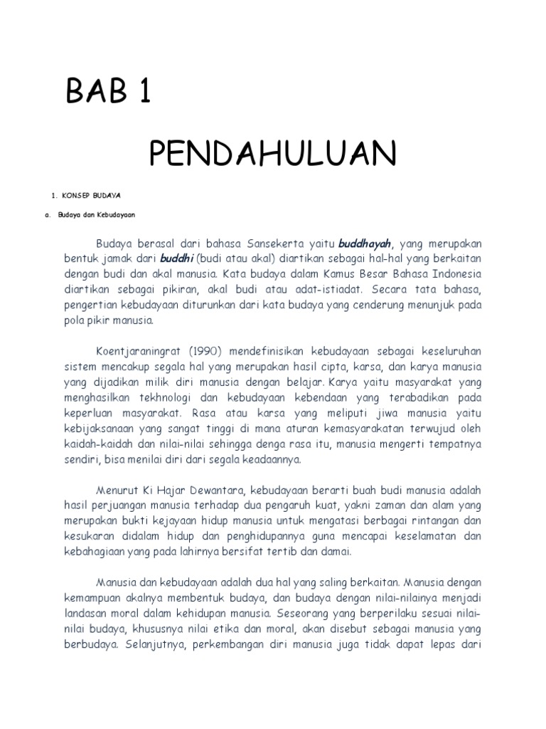 Keragaman Budaya Di Indonesia