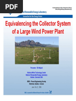 Equivalencing The Collector System of A Large Wind Power Plant