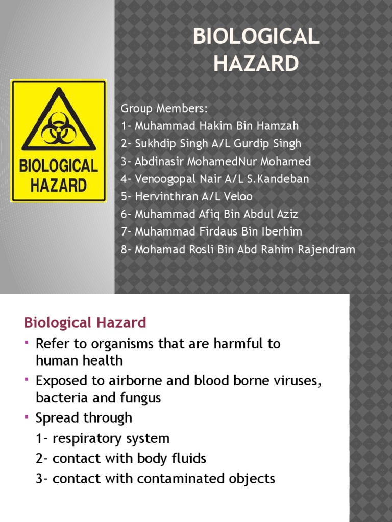 Biological Hazard PDF Mold Infection