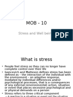 Stress and Well Being