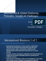 Concept of International and Global Marketing