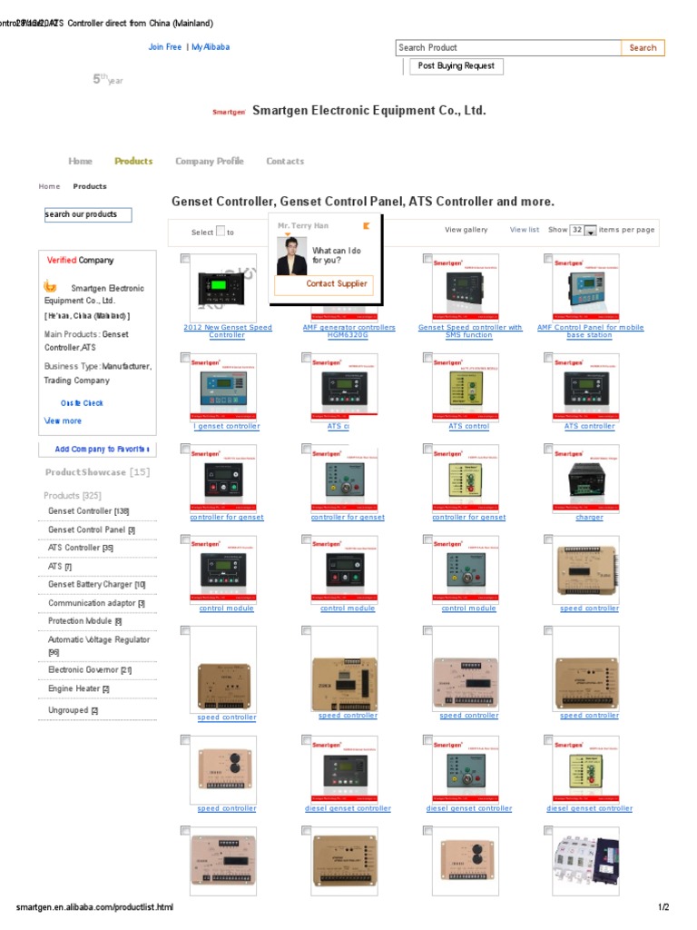 Genset Controller, Genset Control Panel, ATS Controller Direct From ...
