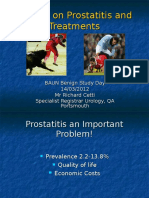 Update On Prostatitis and Treatments