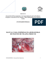 Manual Para Empresas Elaboradoras de Filete de Tilapia Fresca