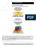 PFLAG Buffalo-Niagara: PO Box 617 Buffalo, NY 14207 716-883-0384