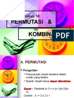 Kuliah 10-Permutasi Kombinasi