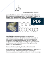 Structura Poliacrilonitril