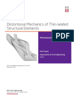 Distortional Mechanics of Thin-Walled Structural Elements